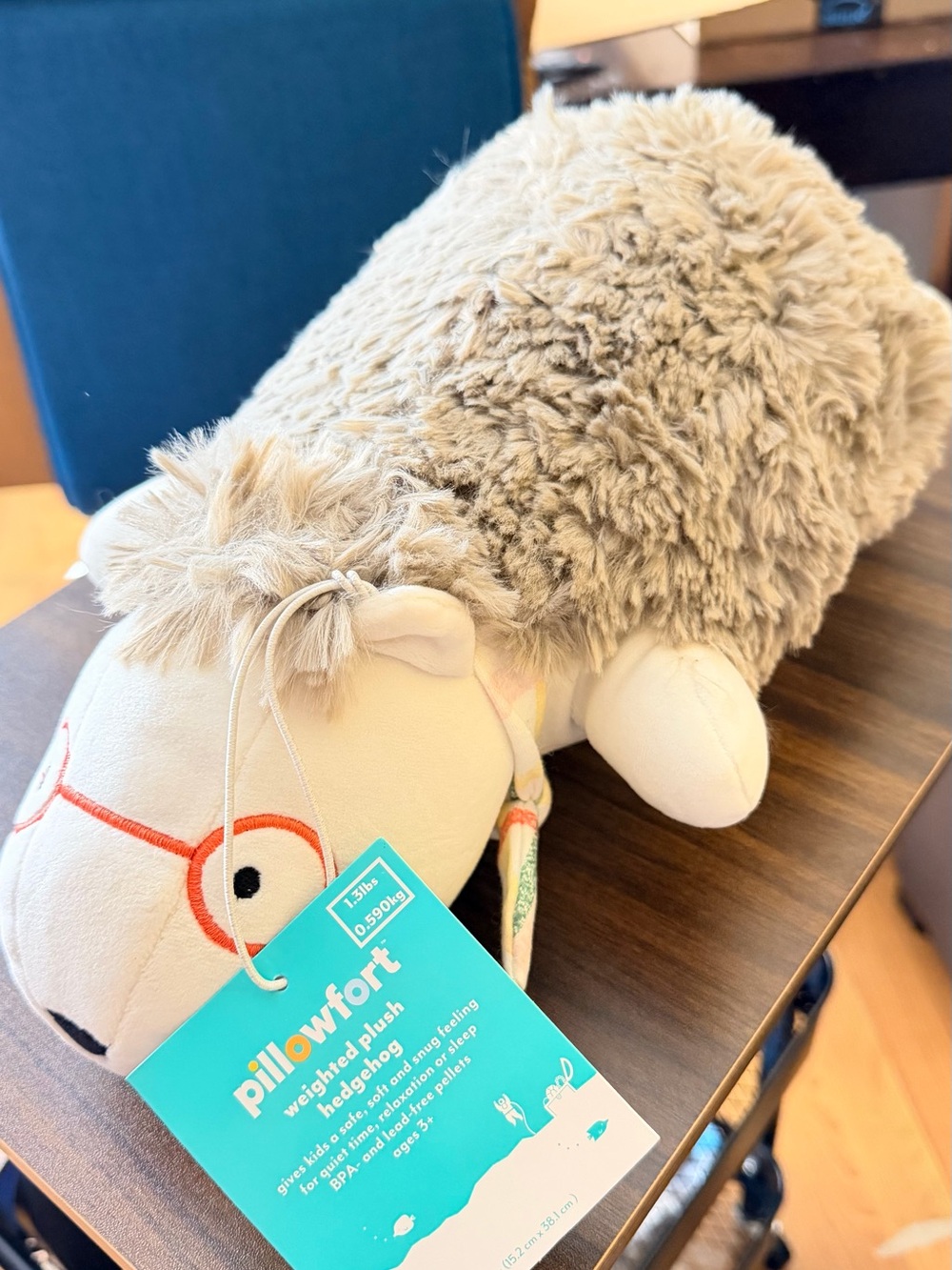 Pillowfort Cream Plush Sheep Weighted Pillow